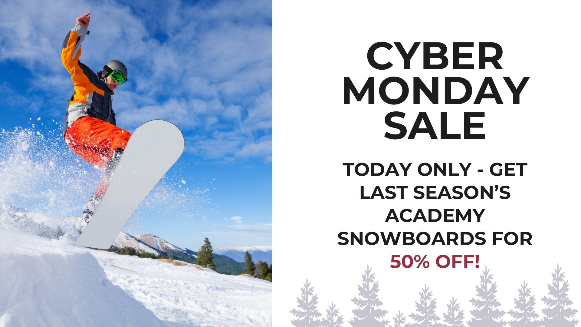 50% Off Academy Snowboards - FULLSEND SKI AND OUTDOOR