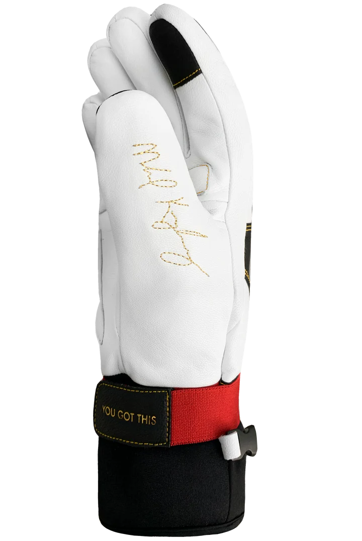 Load image into Gallery viewer, Auclair Mikael Kingsbury Pro Model Gloves White/Black
