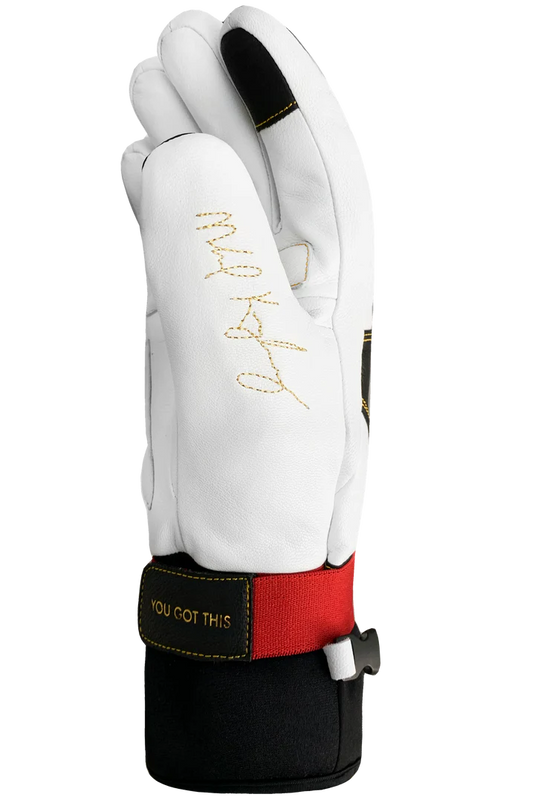 Auclair Mikael Kingsbury Pro Model Gloves White/Black