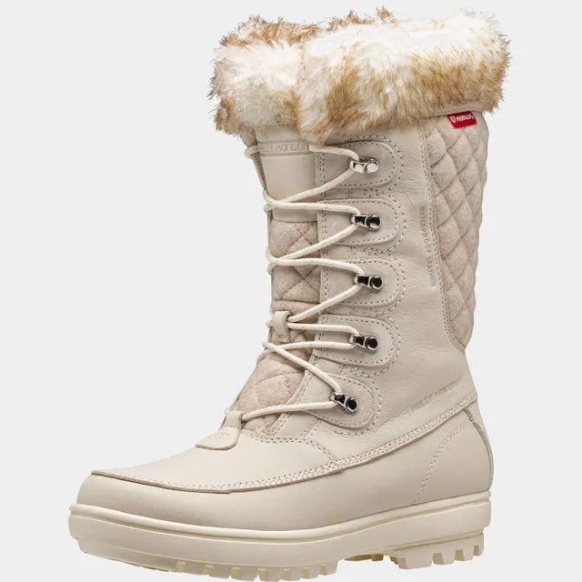 Helly Hansen Women's Garibaldi VL Insulated Winter Boots Cream - FULLSEND SKI AND OUTDOOR