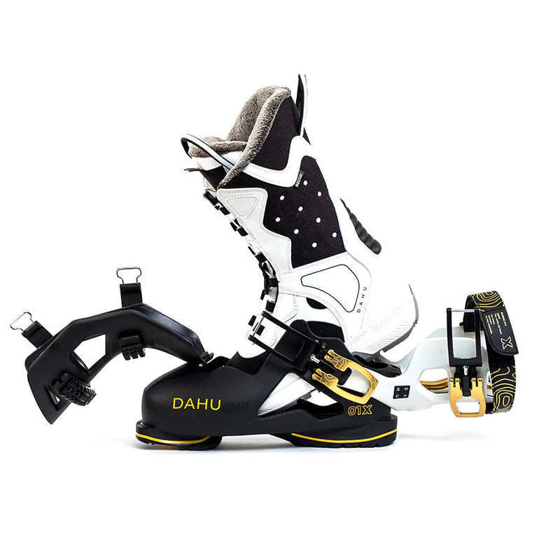 Load image into Gallery viewer, Dahu Ecorce 01X Black and Gold Boots 2023
