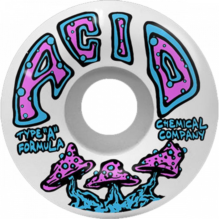 Acid Type A Shrooms 53mm 99a White Wheels - FULLSEND SKI AND OUTDOOR