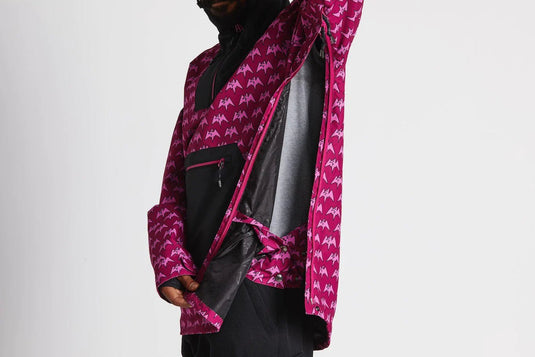 Airblaster Freedom Pullover Magenta Terry - FULLSEND SKI AND OUTDOOR