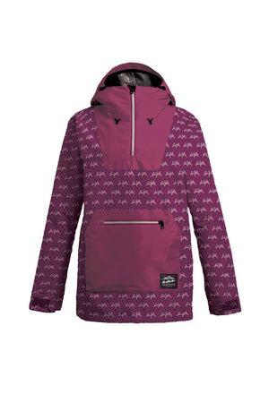 Airblaster Women's Freedom Pullover Magenta Terry - FULLSEND SKI AND OUTDOOR