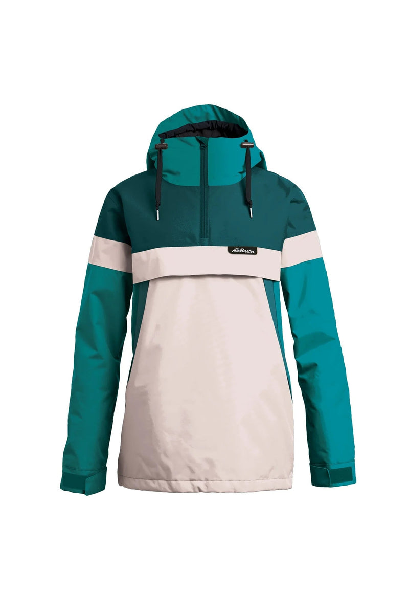 Load image into Gallery viewer, Airblaster Women&#39;s Trenchover Spruce/Blush - FULLSEND SKI AND OUTDOOR

