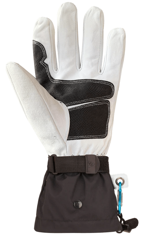 Load image into Gallery viewer, Auclair Alpha Beta Gloves Black/White - FULLSEND SKI AND OUTDOOR
