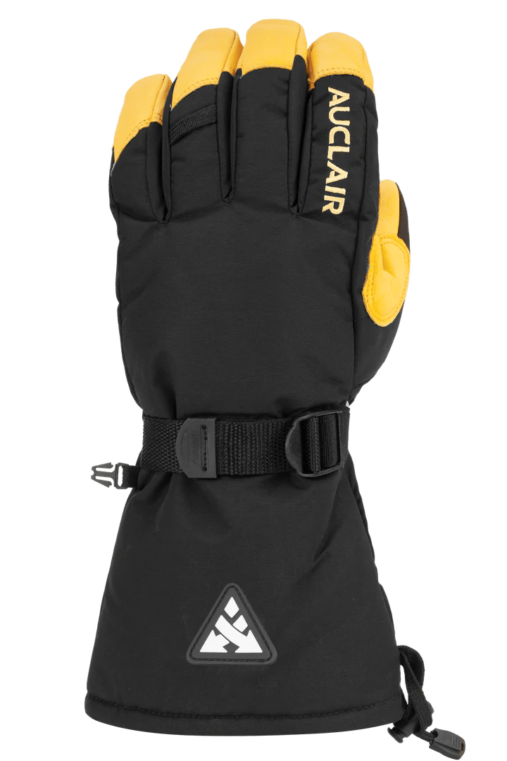 Load image into Gallery viewer, Auclair Back Country Gloves Black/Gold - FULLSEND SKI AND OUTDOOR
