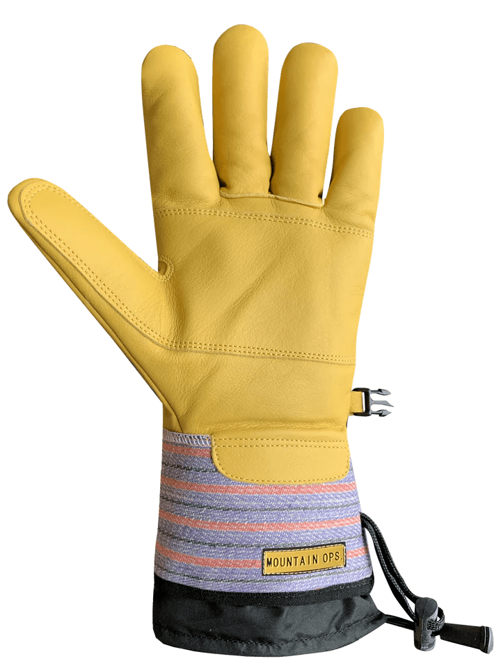 Load image into Gallery viewer, Auclair Mountain Ops 2 Gloves Black/Gold - FULLSEND SKI AND OUTDOOR
