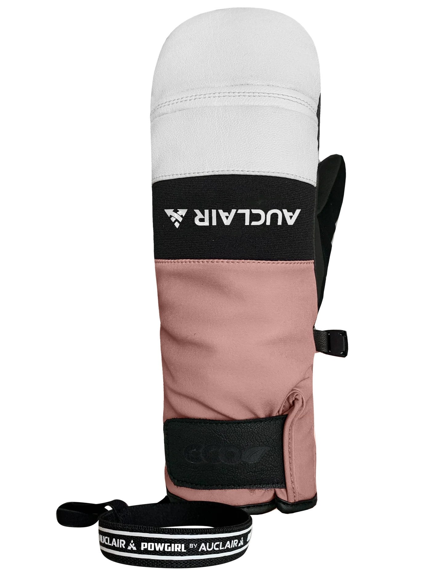 Auclair Snow Angel Mitts Black/White/Pink - FULLSEND SKI AND OUTDOOR