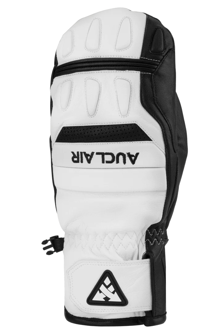 Load image into Gallery viewer, Auclair Son of T 3 Mitts Winter White/Black - FULLSEND SKI AND OUTDOOR
