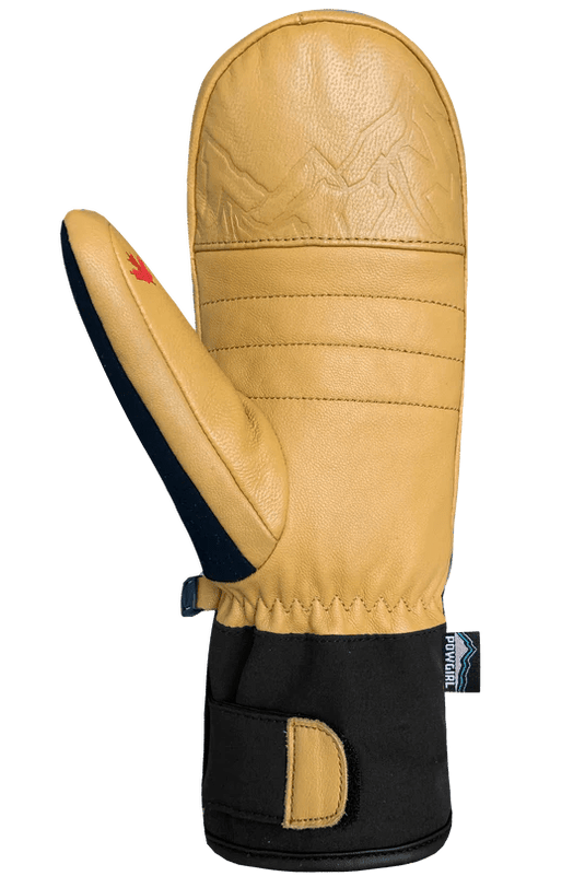 Auclair Women's Altitude Mitts Gold/Black - FULLSEND SKI AND OUTDOOR