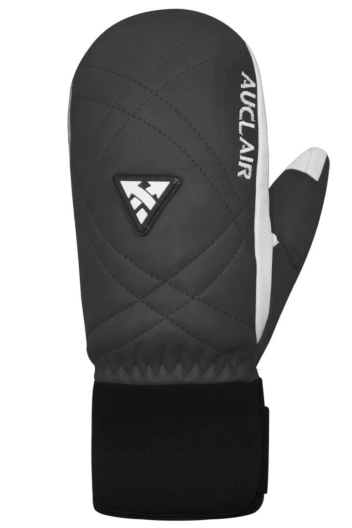 Load image into Gallery viewer, Auclair Women&#39;s Crosswinds Mitts Black/White - FULLSEND SKI AND OUTDOOR
