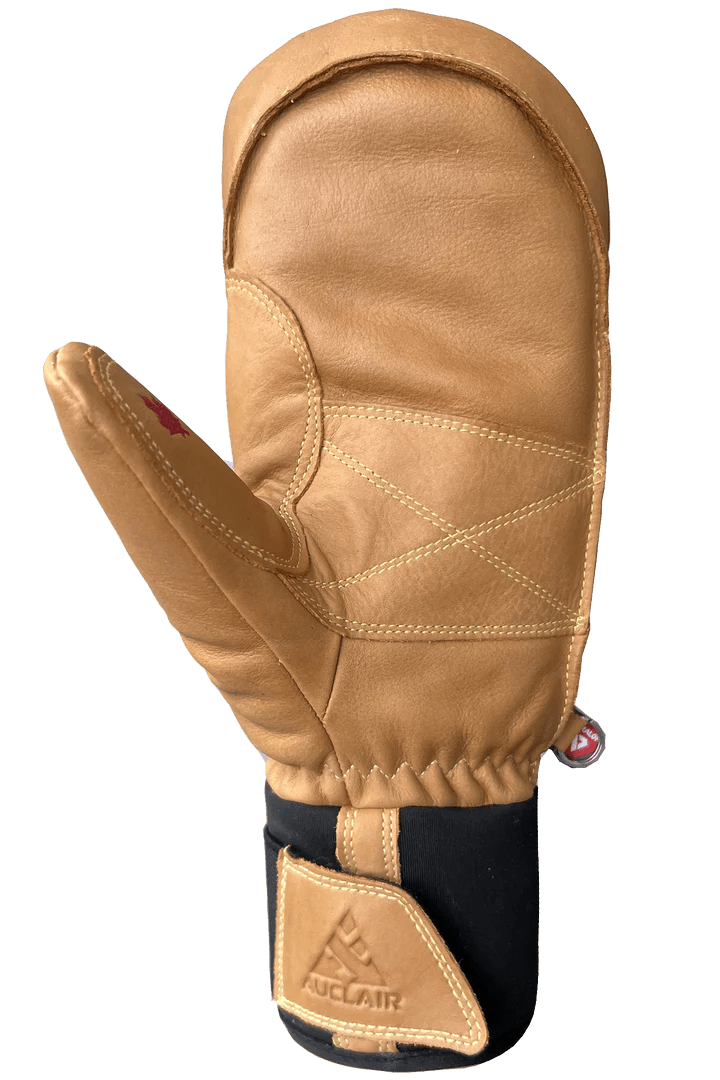 Load image into Gallery viewer, Auclair Women&#39;s Eco Racer Fingermitts Black/Tan - FULLSEND SKI AND OUTDOOR
