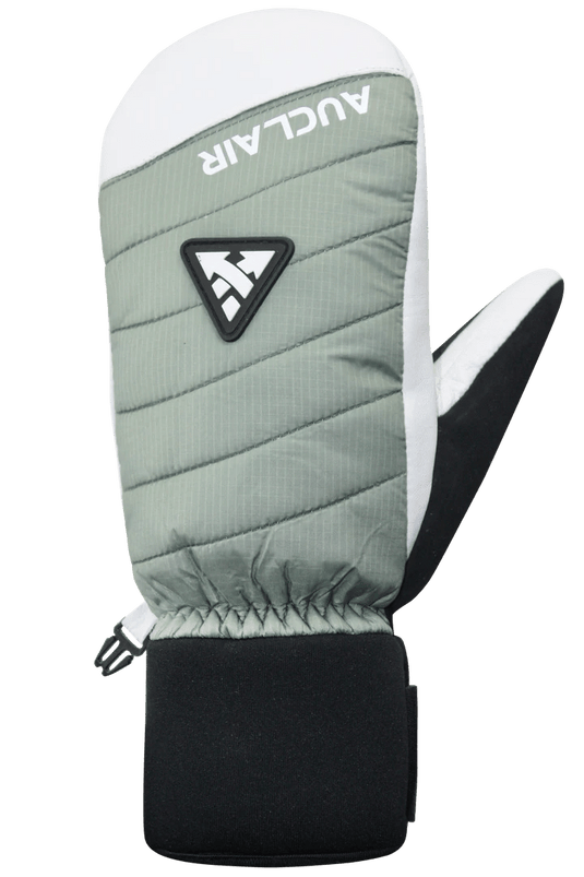 Auclair Women's Wave Mitts Olive/White - FULLSEND SKI AND OUTDOOR