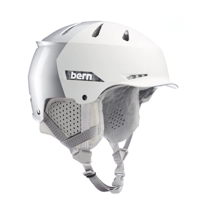 Load image into Gallery viewer, Bern Hendrix MIPS Metallic Silver Hatstyle 2023 - FULLSEND SKI AND OUTDOOR

