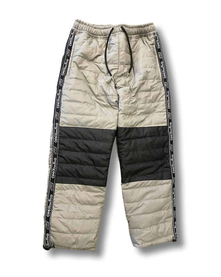 CHECKtheFeed VX Puffy Snowpants Spacemetal and Grey - FULLSEND SKI AND OUTDOOR