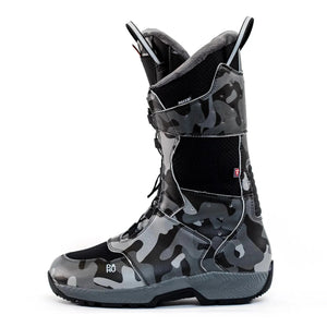Dahu Ecorce 01 Basalt Black and Green Camo Boots 2023 - FULLSEND SKI AND OUTDOOR