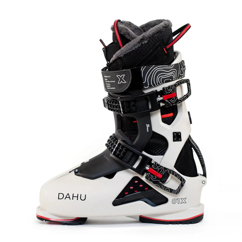Load image into Gallery viewer, Dahu Ecorce 01X Warm Grey and Black Boots 2023 - FULLSEND SKI AND OUTDOOR
