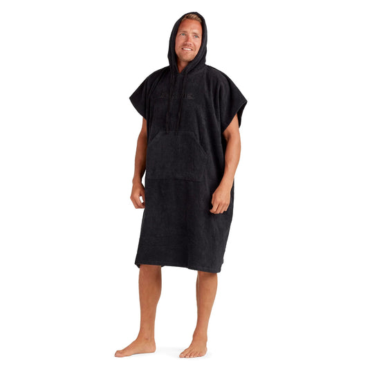 Dakine Apresurf Quickdry Toweling Poncho Black - FULLSEND SKI AND OUTDOOR