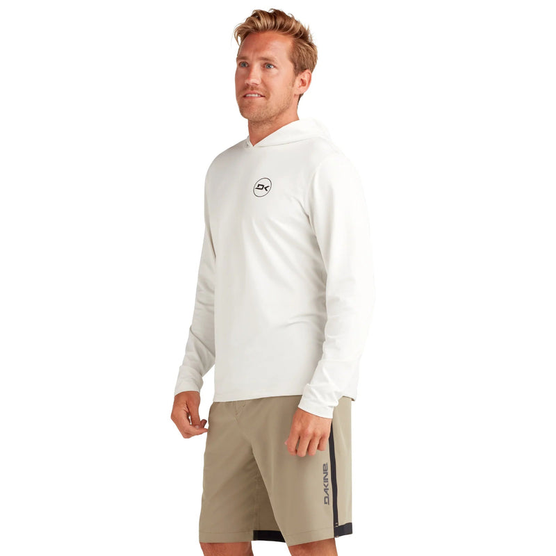 Load image into Gallery viewer, Dakine Mission Loose Fit Long Sleeve Rashguard Hoodie Surf White - FULLSEND SKI AND OUTDOOR
