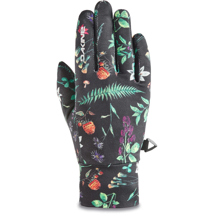 Dakine Women's Rambler Liner Glove Woodland Floral - FULLSEND SKI AND OUTDOOR