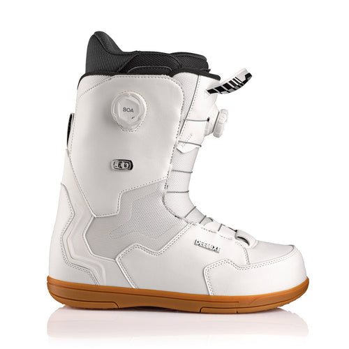 Deeluxe ID Dual Boa White Snowboard Boots 2024 - FULLSEND SKI AND OUTDOOR