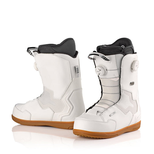 Deeluxe ID Dual Boa White Snowboard Boots 2024 - FULLSEND SKI AND OUTDOOR