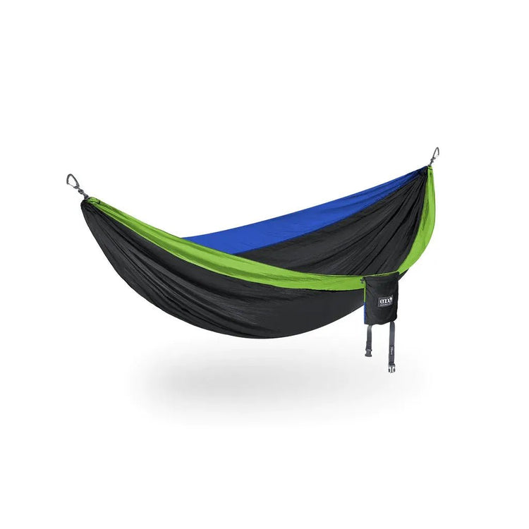ENO DoubleNest Hammock Chartreuse Black and Royal - FULLSEND SKI AND OUTDOOR