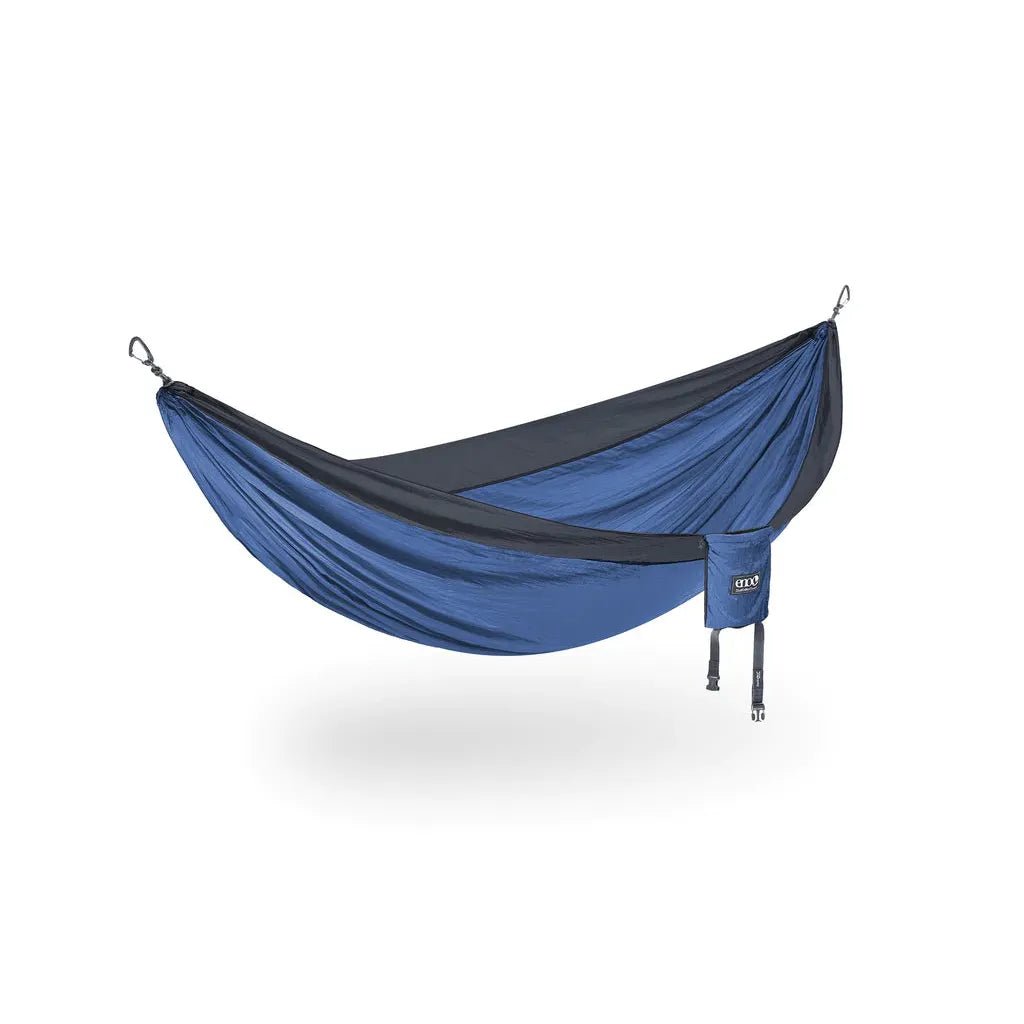 ENO DoubleNest Hammock Denim and Charcoal - FULLSEND SKI AND OUTDOOR