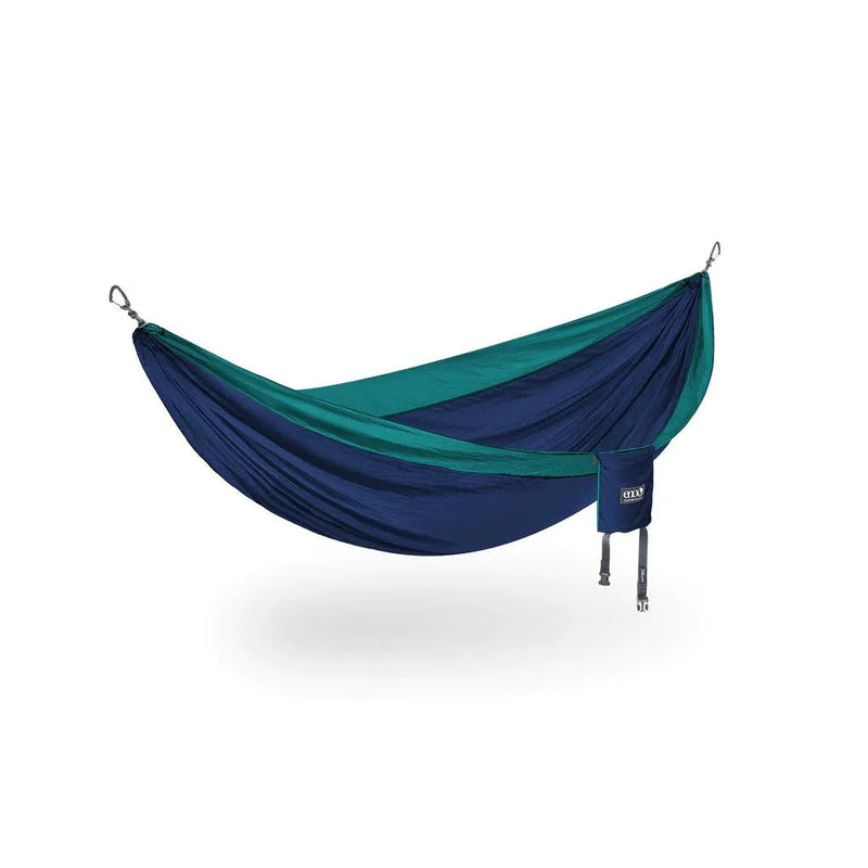 Load image into Gallery viewer, ENO DoubleNest Hammock Navy and Seafoam - FULLSEND SKI AND OUTDOOR
