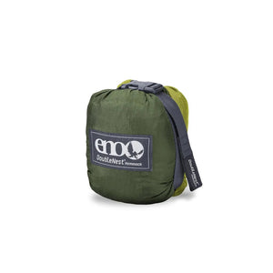 ENO DoubleNest Hammock Olive and Melon - FULLSEND SKI AND OUTDOOR