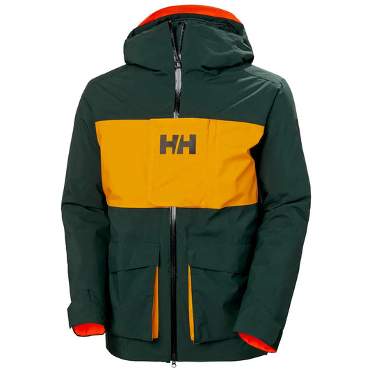 Helly Hansen ULLR D Insulated Ski Jacket Darkest Spruce - FULLSEND SKI AND OUTDOOR
