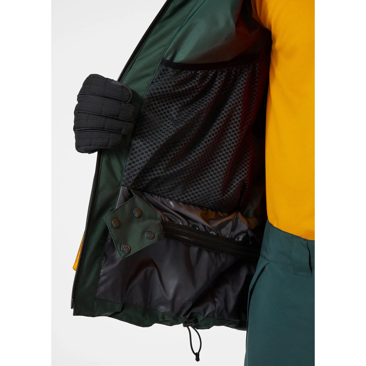 Helly Hansen ULLR D Insulated Ski Jacket Darkest Spruce - FULLSEND SKI AND OUTDOOR