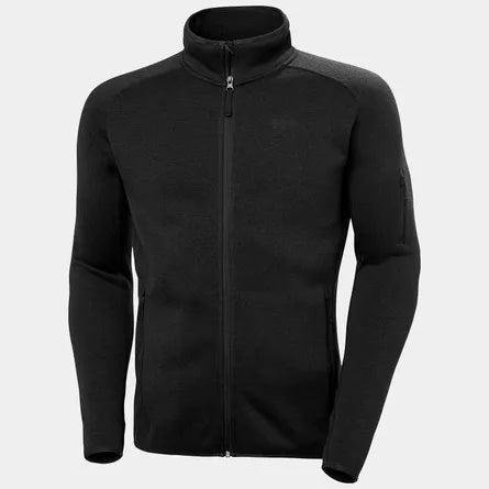 Helly Hansen Varde Fleece Jacket 2.0 Black - FULLSEND SKI AND OUTDOOR