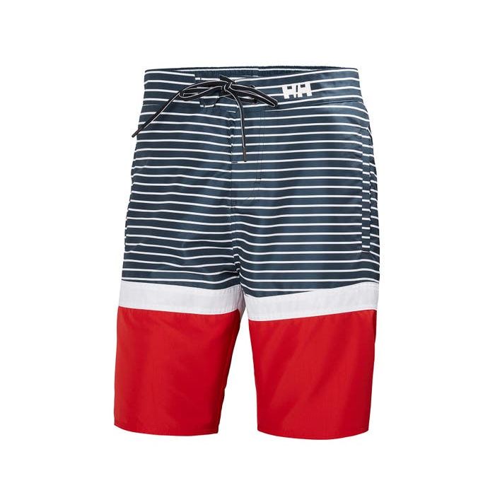 Load image into Gallery viewer, Helly Hanson Marstand Swim Trunks Red and Navy - FULLSEND SKI AND OUTDOOR
