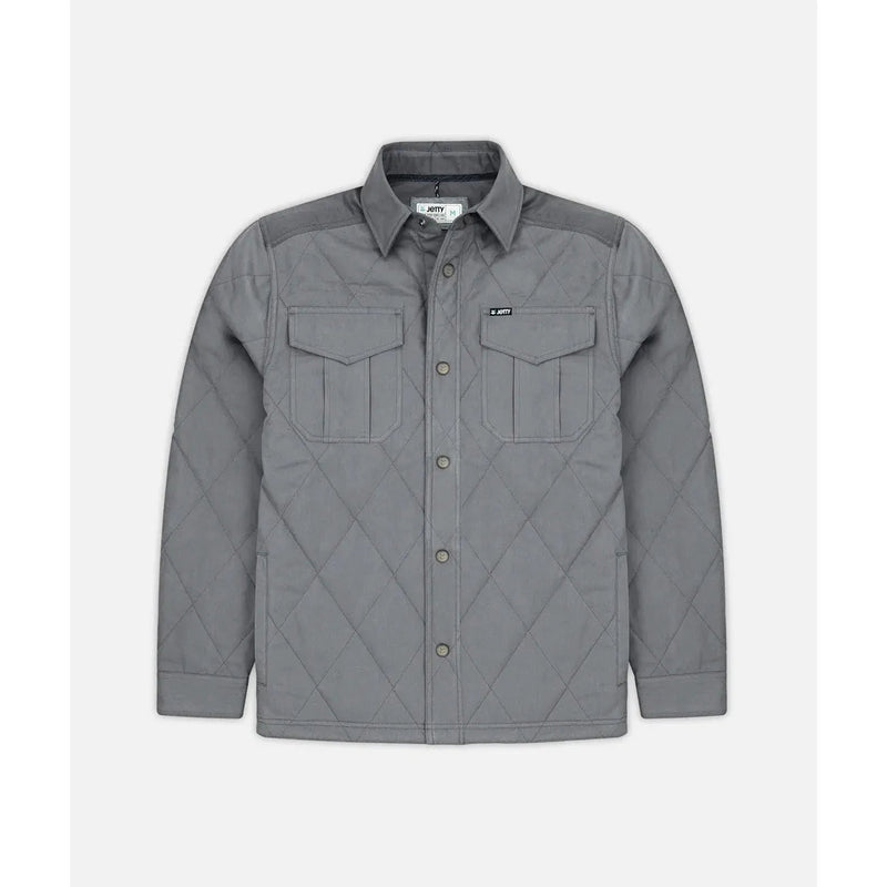 Load image into Gallery viewer, Jetty Dogwood Quilted Jacket Grey - FULLSEND SKI AND OUTDOOR
