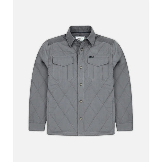 Jetty Dogwood Quilted Jacket Grey - FULLSEND SKI AND OUTDOOR