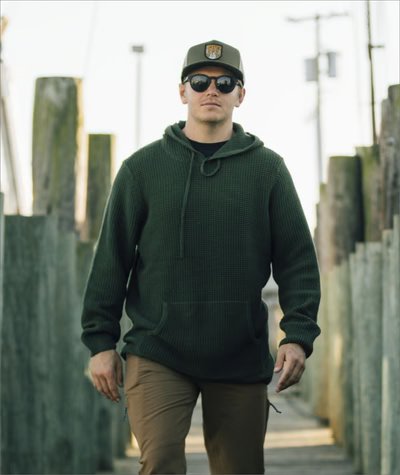 Load image into Gallery viewer, Jetty Drift Hoodie Oxblood - FULLSEND SKI AND OUTDOOR
