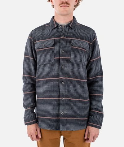 Jetty Horizon Flannel Charcoal - FULLSEND SKI AND OUTDOOR