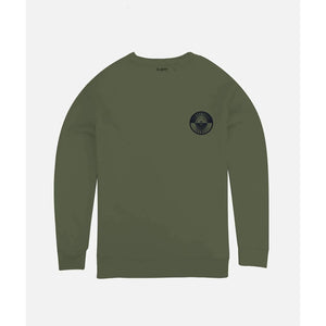 Jetty Indo Pullover Crew Military 2023 - FULLSEND SKI AND OUTDOOR