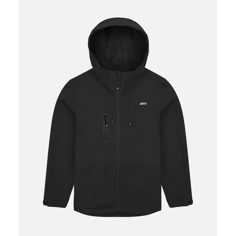 Load image into Gallery viewer, Jetty Oyster Shell Jacket Black - FULLSEND SKI AND OUTDOOR
