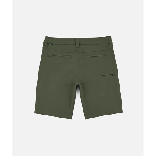 Jetty Traverse Utility Shorts Military Green - FULLSEND SKI AND OUTDOOR