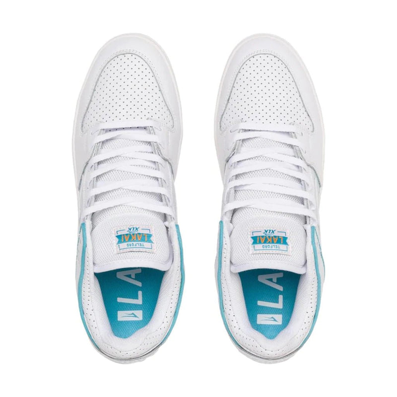Load image into Gallery viewer, Lakai Telford Low White Leather - FULLSEND SKI AND OUTDOOR
