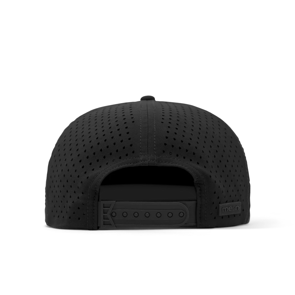 Melin Coronado Beam Hydro Snapback Hat Black - FULLSEND SKI AND OUTDOOR
