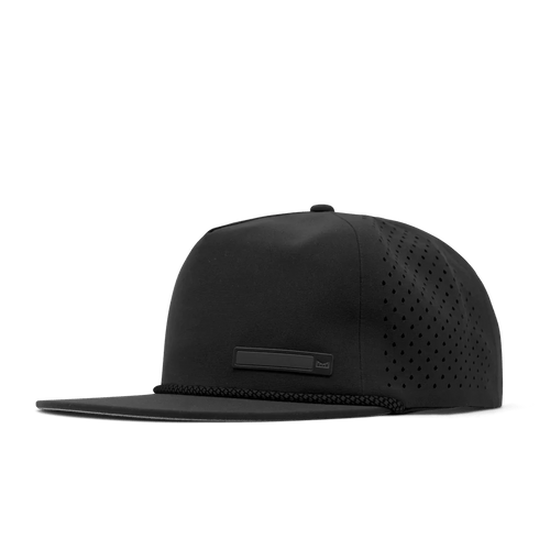 Melin Coronado Beam Hydro Snapback Hat Black - FULLSEND SKI AND OUTDOOR