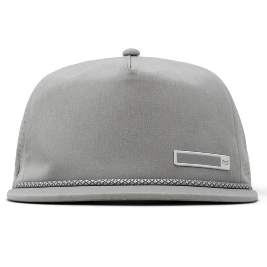 Melin Hydro Coronado Beam Snapback Hat Heather Grey/Silver Reflective - FULLSEND SKI AND OUTDOOR