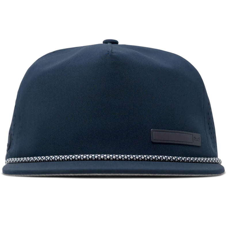 Load image into Gallery viewer, Melin Hydro Coronado Beam Snapback Hat Navy Thermal Chromatic - FULLSEND SKI AND OUTDOOR
