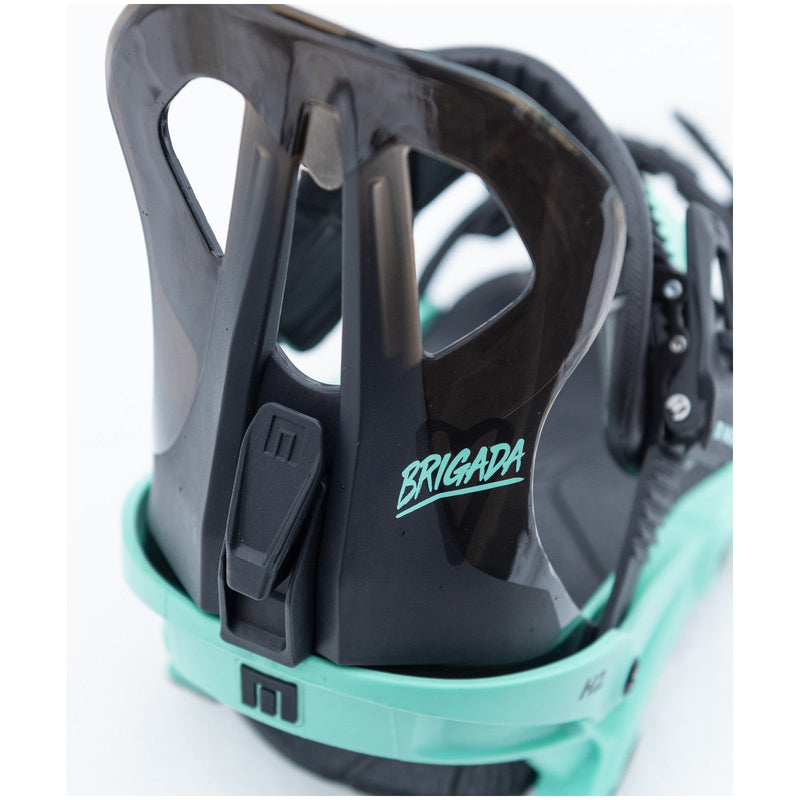 Load image into Gallery viewer, NOW Brigada Bindings Teal 2023 - FULLSEND SKI AND OUTDOOR
