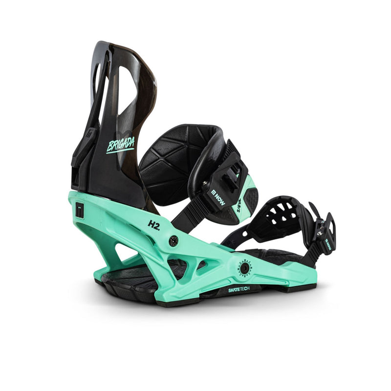 Load image into Gallery viewer, NOW Brigada Bindings Teal 2023 - FULLSEND SKI AND OUTDOOR
