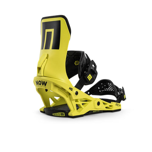 NOW Select Pro Bindings Safety Yellow 2023 - FULLSEND SKI AND OUTDOOR